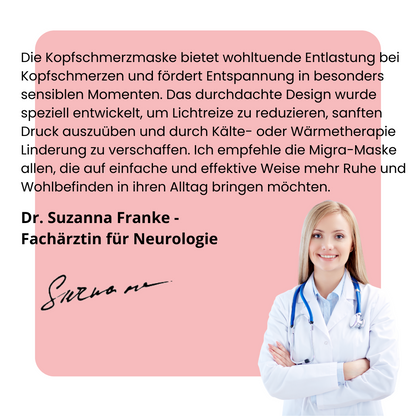 Migräne Maske – Wärme- & Kältetherapie